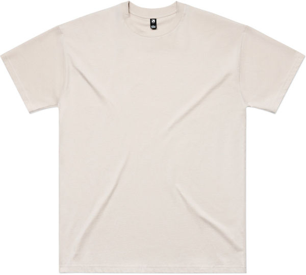 Am image of a Custom AS Colour Classic Oversized Tee in Bone!
