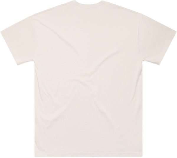 Am image of a Custom AS Colour Classic Oversized Tee in Bone!
