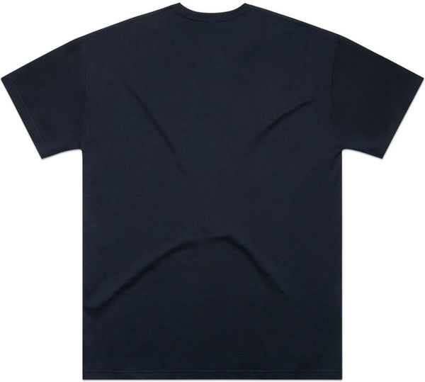 Am image of a Custom AS Colour Classic Oversized Tee in Navy!