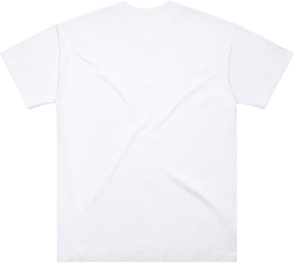 Am image of a Custom AS Colour Classic Oversized Tee in White!