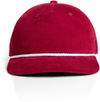 Am image of a Custom AS Colour Class Cord Rope Cap in Cardinal/white!