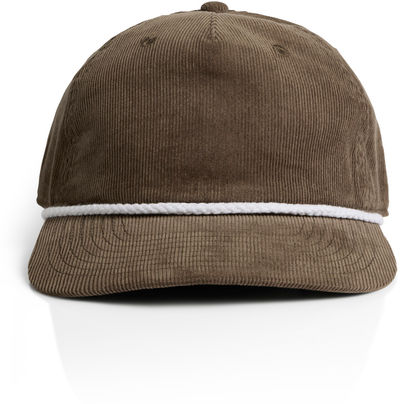 Am image of a Custom AS Colour Class Cord Rope Cap in Walnut/White!