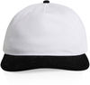 Am image of a Custom AS Colour Class Cord Two Tone Cap in White/Black!