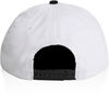 Am image of a Custom AS Colour Class Cord Two Tone Cap in White/Black!