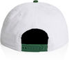 Am image of a Custom AS Colour Class Cord Two Tone Cap in White/Forest!