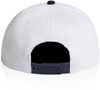 Am image of a Custom AS Colour Class Cord Two Tone Cap in White/Ink Blue!