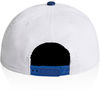 Am image of a Custom AS Colour Class Cord Two Tone Cap in White/Liberty!