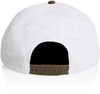 Am image of a Custom AS Colour Class Cord Two Tone Cap in White/Walnut!