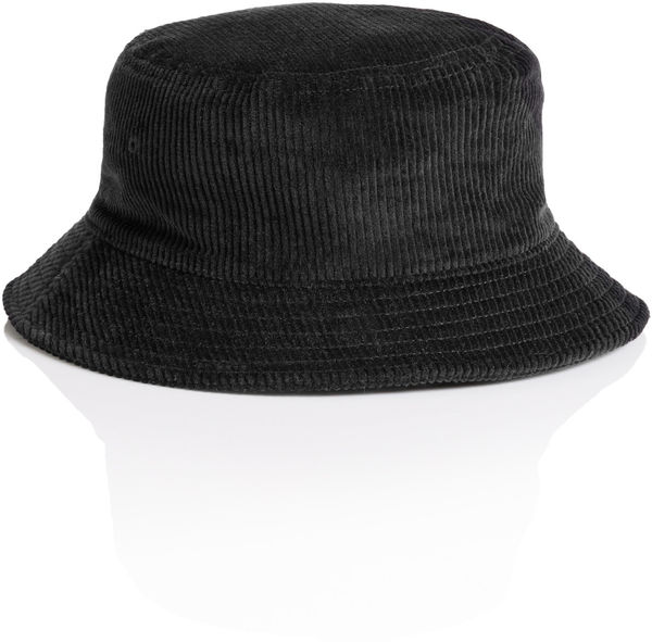 An image of a Custom AS Colour Cord Bucket Hat in Black!
