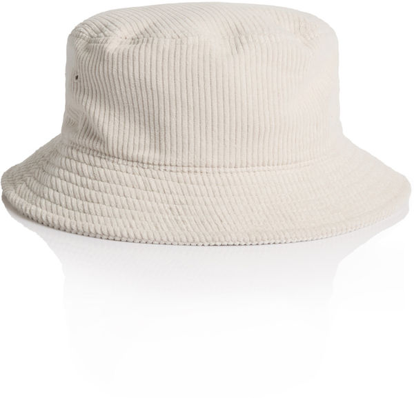 An image of a Custom AS Colour Cord Bucket Hat in Bone!
