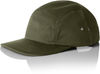 An image of a Custom AS Colour Finn Five Panel Cap in Army!