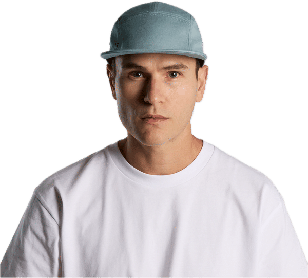 An image of a Custom AS Colour Finn Five Panel Cap!