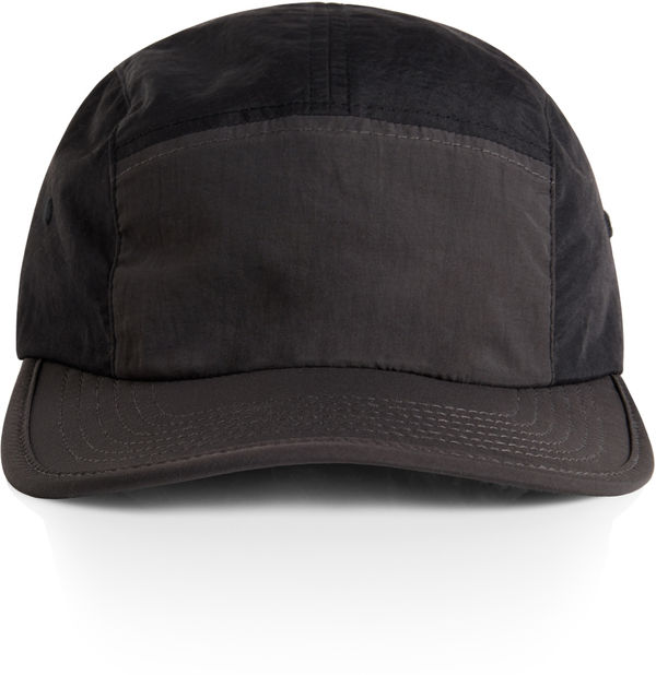 An image of a Custom AS Colour Finn Two Tone Nylon Cap in Coal/Black!