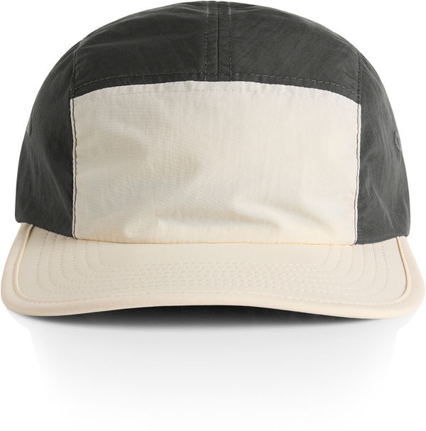 An image of a Custom AS Colour Finn Two Tone Nylon Cap in Ecru/Coal!
