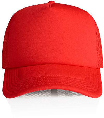 Am image of a Custom AS Colour Frame Trucker Cap in Fire!