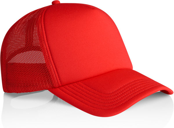 An image of a Custom AS Colour Frame Trucker Cap in Fire!