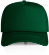 An image of a Custom AS Colour Frame Trucker Cap in Forest Green!