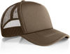 An image of a Custom AS Colour Frame Trucker Cap in Walnut!