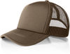 An image of a Custom AS Colour Frame Trucker Cap in Walnut!