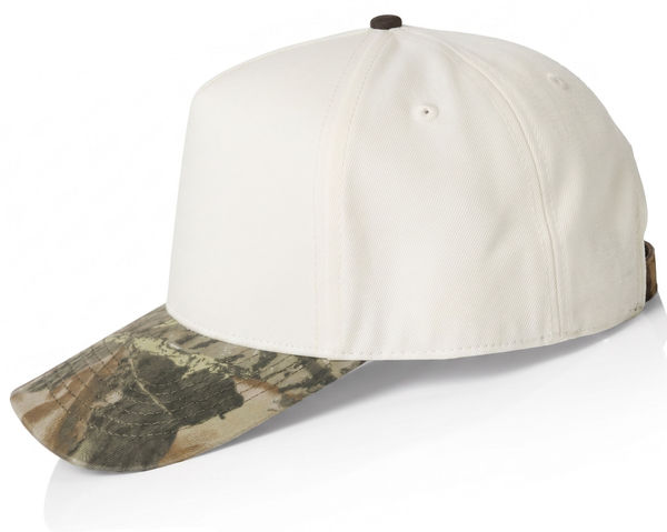 An image of a Custom AS Colour Frame Two Tone Camo Cap in Natural/Tree Camo!