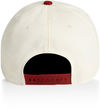 Am image of a Custom AS Colour Frame Two Tone Cap in Natural/Cardinal!