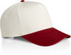 An image of a Custom AS Colour Frame Two Tone Cap in Natural/Cardinal!