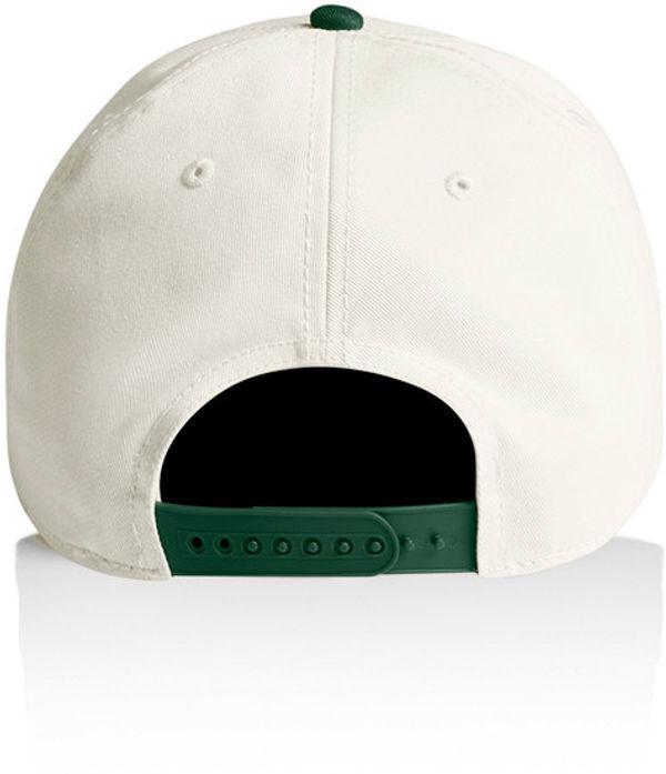 Am image of a Custom AS Colour Frame Two Tone Cap in Natural/Forest!
