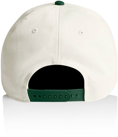 Am image of a Custom AS Colour Frame Two Tone Cap in Natural/Forest!