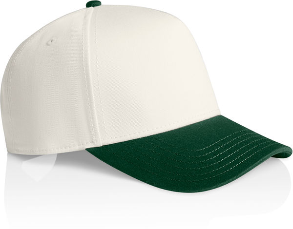 An image of a Custom AS Colour Frame Two Tone Cap in Natural/Forest!