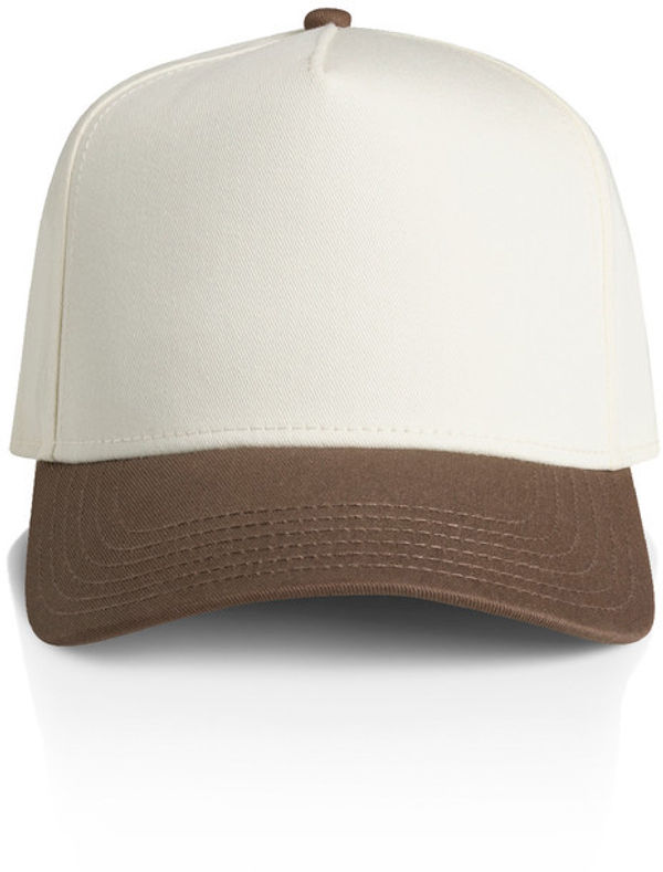 Am image of a Custom AS Colour Frame Two Tone Cap in Natural/Walnut!