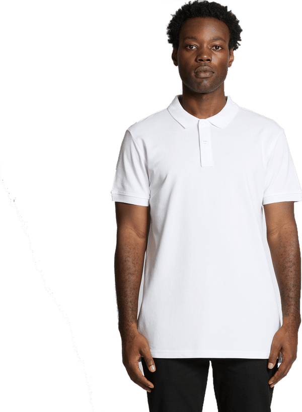 An image of a Custom AS Colour Men's Pique Polo!