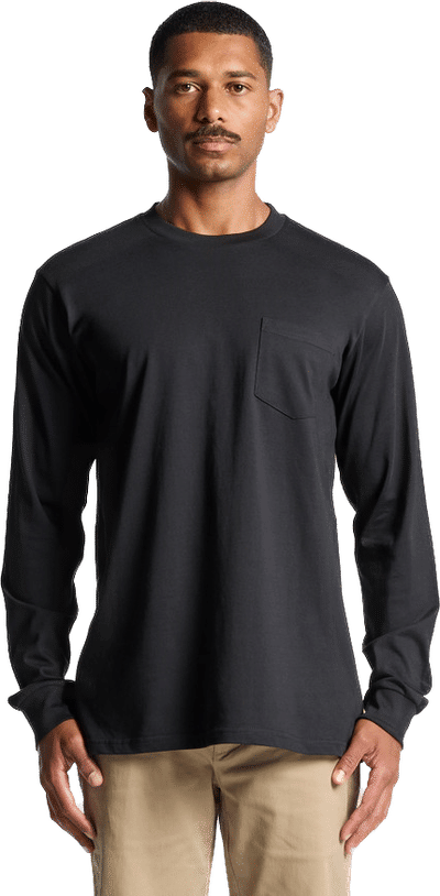 An image of a Custom AS Colour Mens Classic Pocket Long Sleeve Tee!