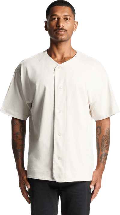 An image of a Custom AS Colour Mens Heavy Baseball Jersey!