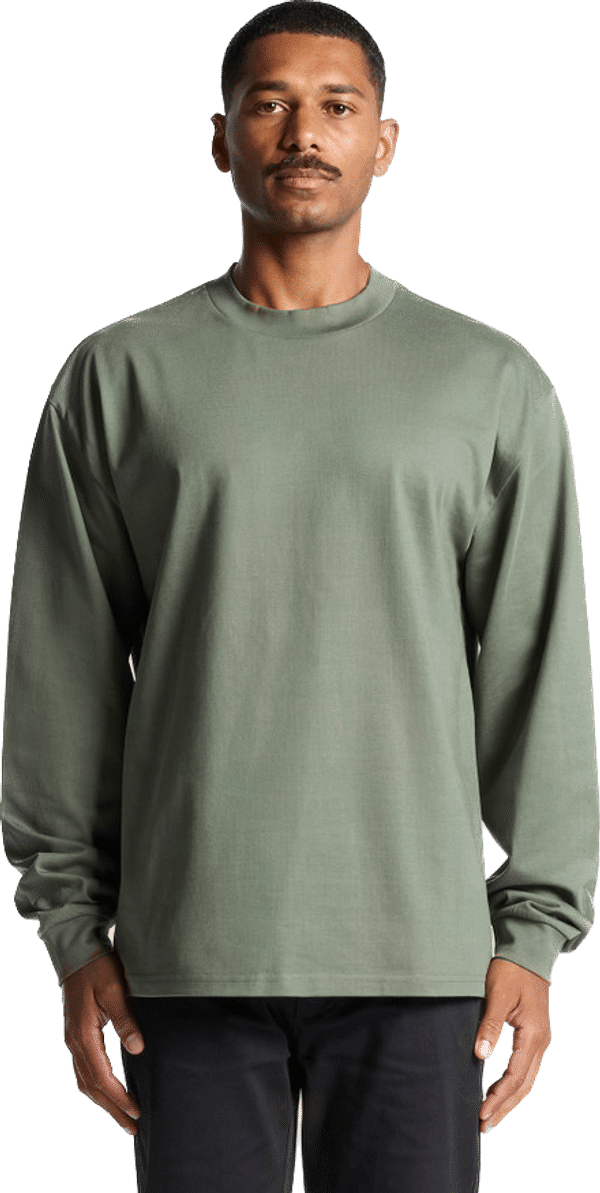An image of a Custom AS Colour Mens Heavy Crewneck LS!