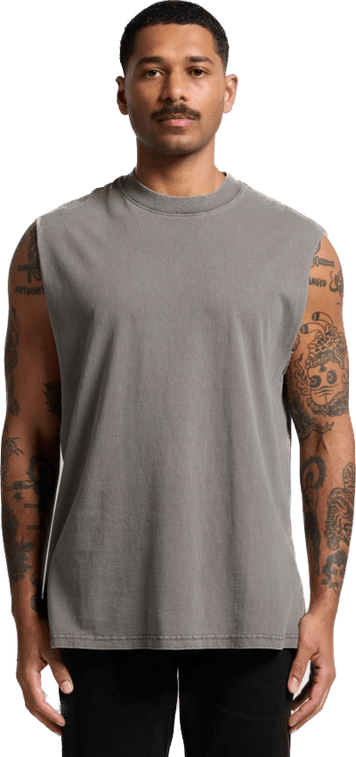 An image of a Custom AS Colour Mens Heavy Faded Tank!