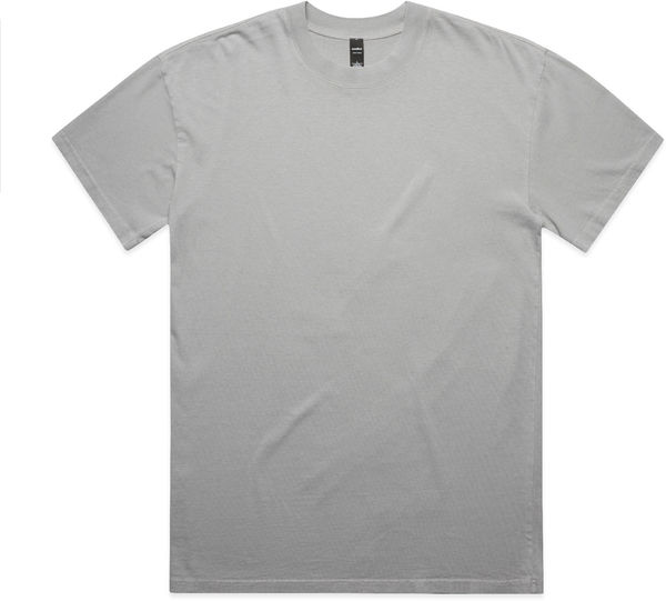 Am image of a Custom AS Colour Mens Heavy Faded Tee in Faded Storm!