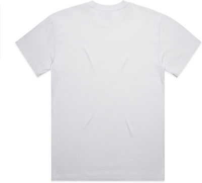 Am image of a Custom AS Colour Mens Heavy Faded Tee in Faded White!