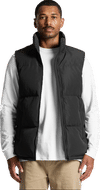 An image of a Custom AS Colour Mens Puffer Vest!