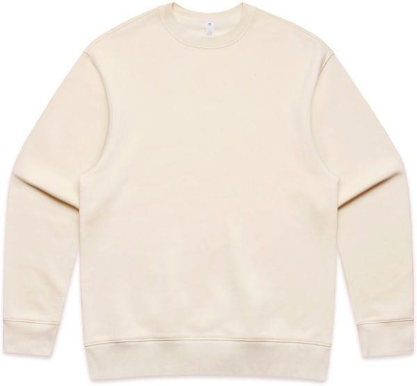Am image of a Custom AS Colour Mens Relax Crew in Ecru!