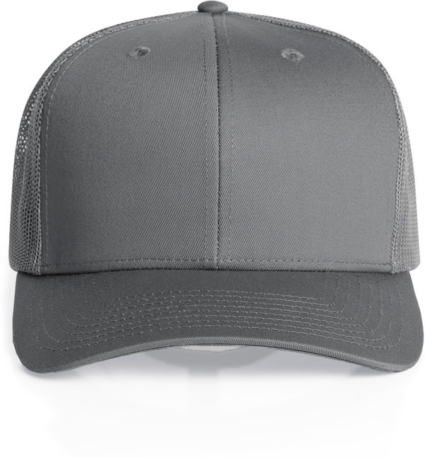 An image of a Custom AS Colour Mesh Trucker Cap in Shadow!