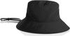 An image of a Custom AS Colour Nylon Widebrim Bucket Hat in Black!