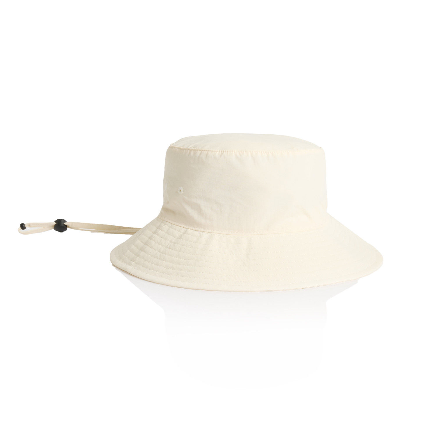 AS Colour Nylon Widebrim Bucket Hat in Ecru