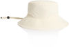 An image of a Custom AS Colour Nylon Widebrim Bucket Hat in Ecru!