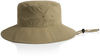 Am image of a Custom AS Colour Nylon Widebrim Bucket Hat in Khaki!