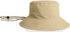 An image of a Custom AS Colour Nylon Widebrim Bucket Hat in Khaki!