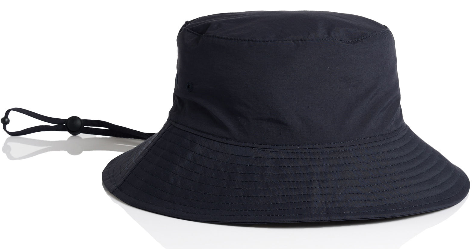 AS Colour Nylon Widebrim Bucket Hat in Navy