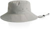 Am image of a Custom AS Colour Nylon Widebrim Bucket Hat in Storm!