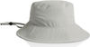 An image of a Custom AS Colour Nylon Widebrim Bucket Hat in Storm!
