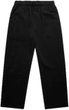 Am image of a Custom AS Colour Relax Cuffless Trackpants in Black!