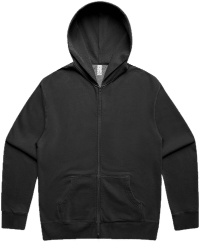 Am image of a Custom AS Colour Relax Faded Zip Hood in Faded Black!